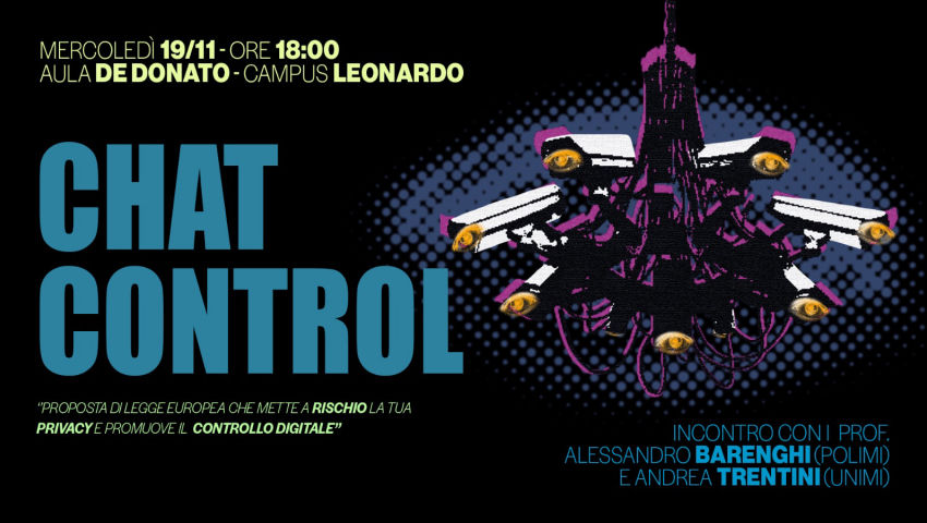 Conferenza Chat Control prof. Trentini e Barenghi
