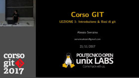 Corso Git 2017 - Prima Lezione by Politecnico Open unix Labs
