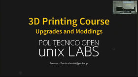 Corso Stampa 3D 2022 - Modding & upgrades by Politecnico Open unix Labs