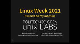 Introduzione ai container - Linux Week 2021 by Politecnico Open unix Labs